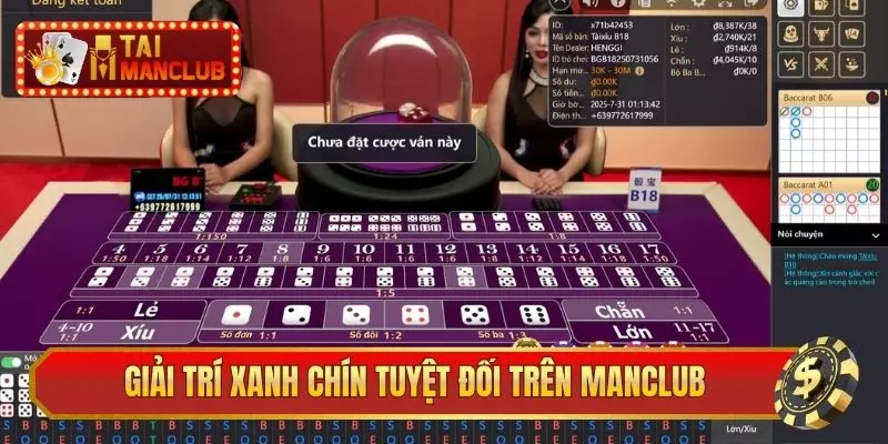 Giải trí xanh chín tuyệt đối trên Manclub