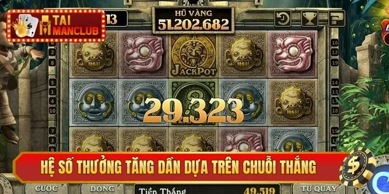 Hệ số thưởng tăng dần dựa trên chuỗi thắng