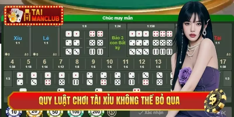 Quy luật chơi Tài Xỉu không thể bỏ qua